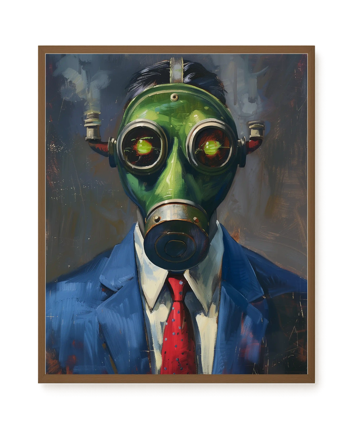 Masked Identity Canvas Wall Art