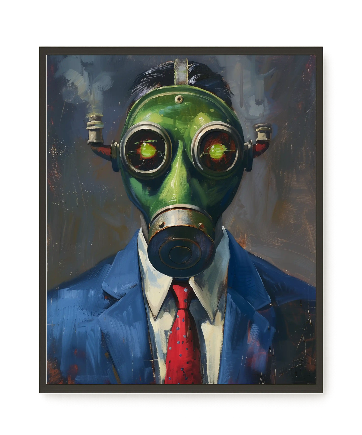 Masked Identity Canvas Wall Art