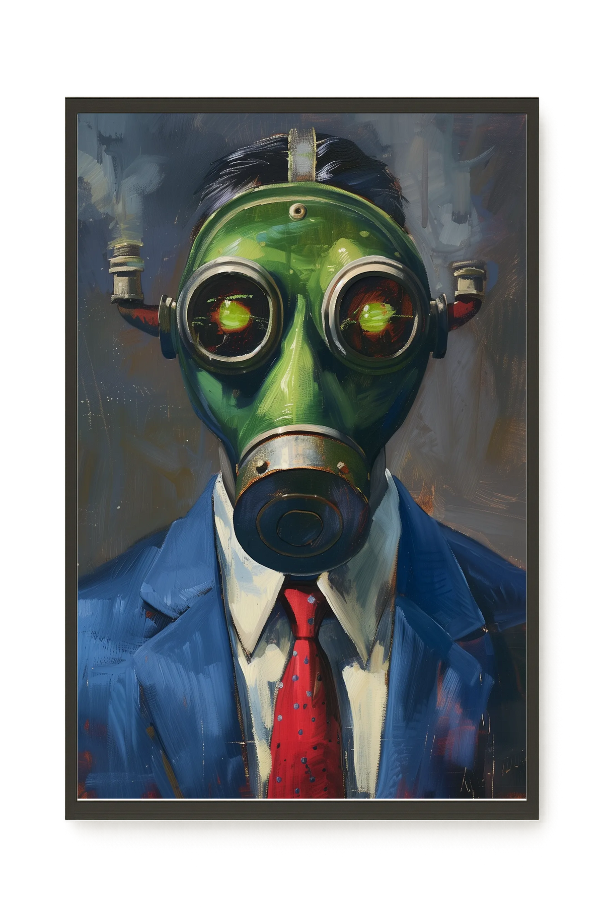 Masked Identity Canvas Wall Art