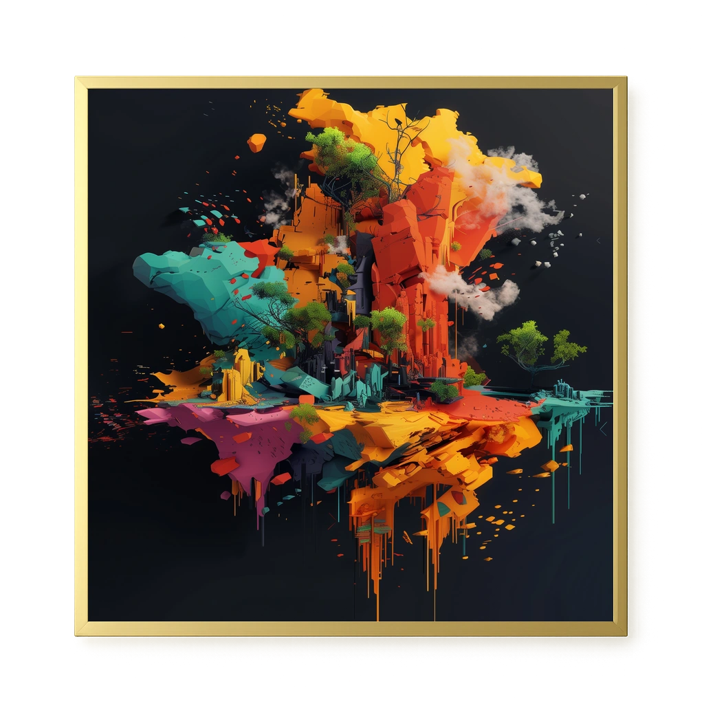 Imagined Terrain Canvas Print