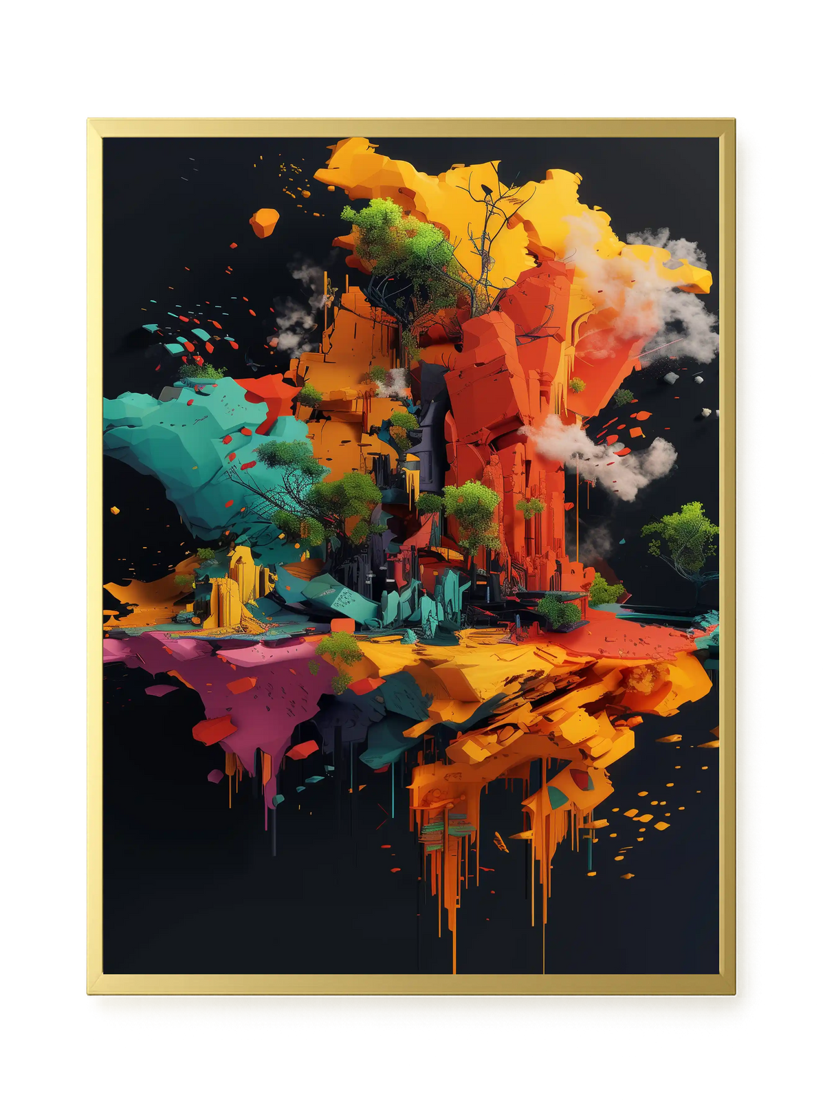 Imagined Terrain Canvas Print