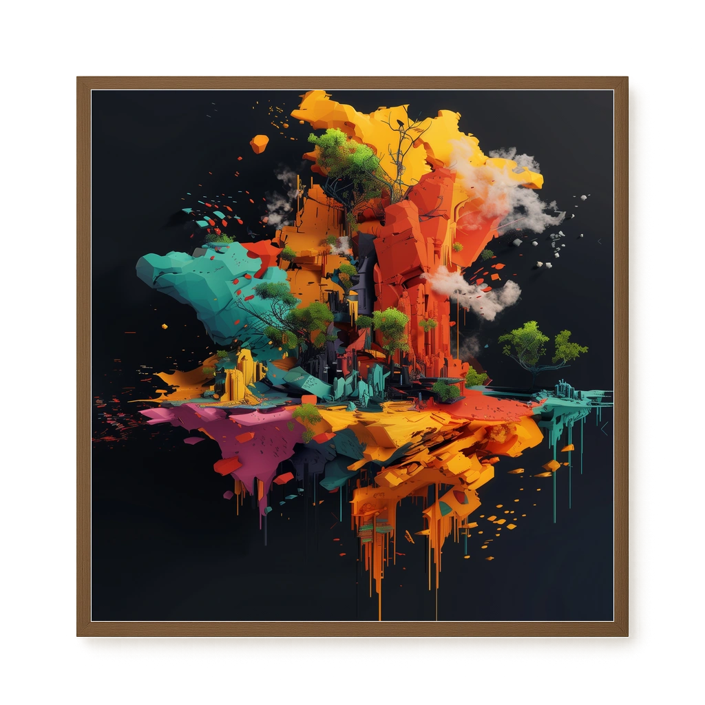 Imagined Terrain Canvas Print