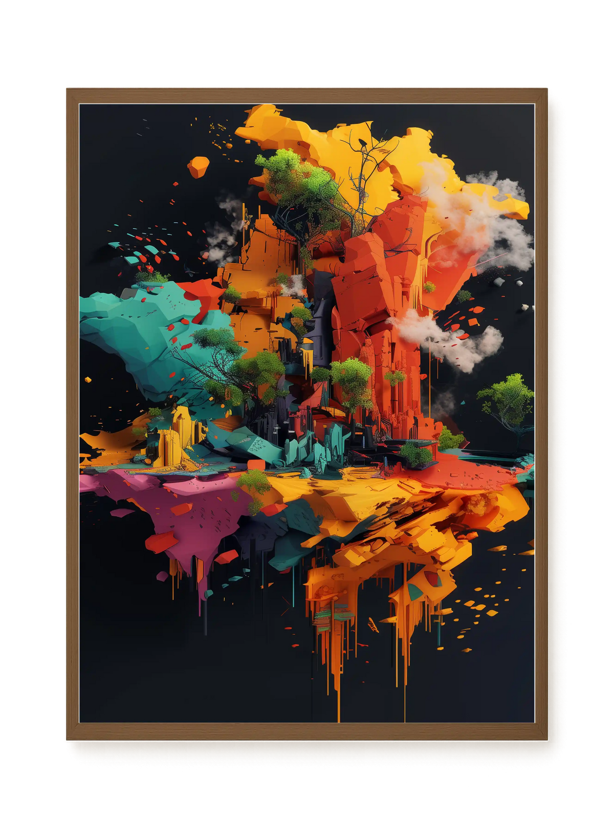 Imagined Terrain Canvas Print