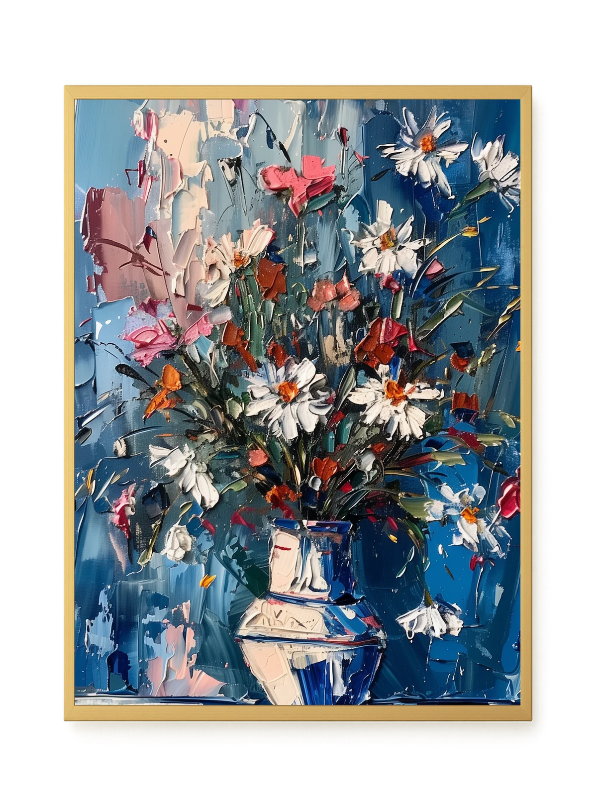 Floral Burst Canvas Wall Art
