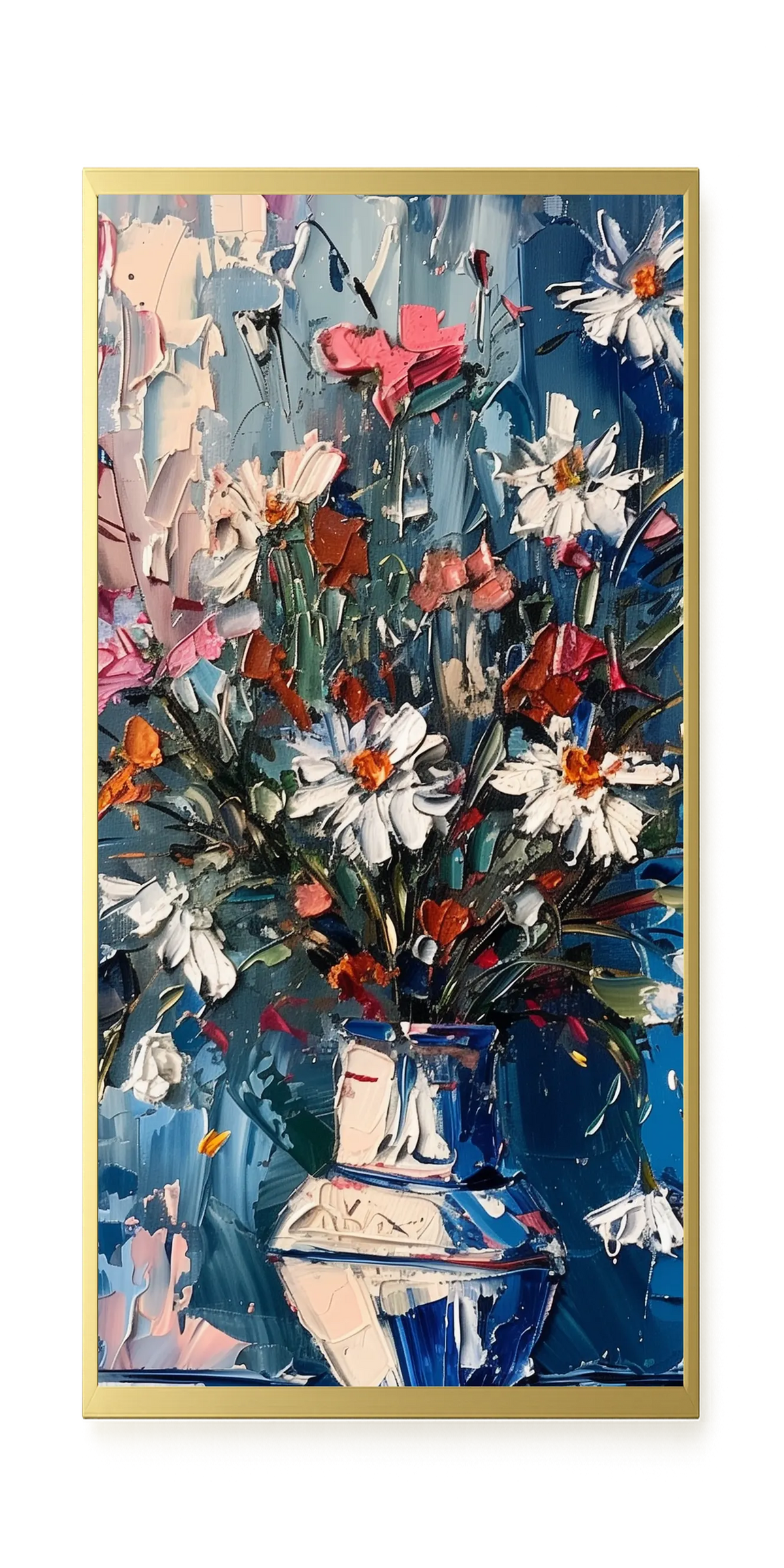 Floral Burst Canvas Wall Art