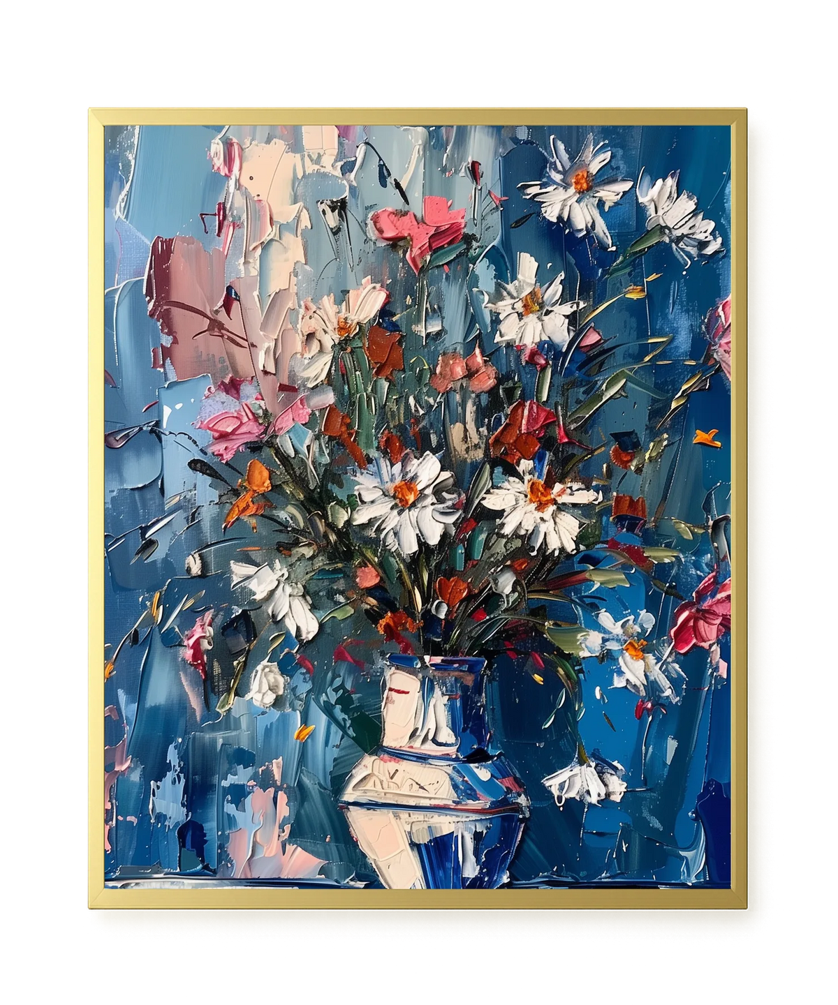 Floral Burst Canvas Wall Art