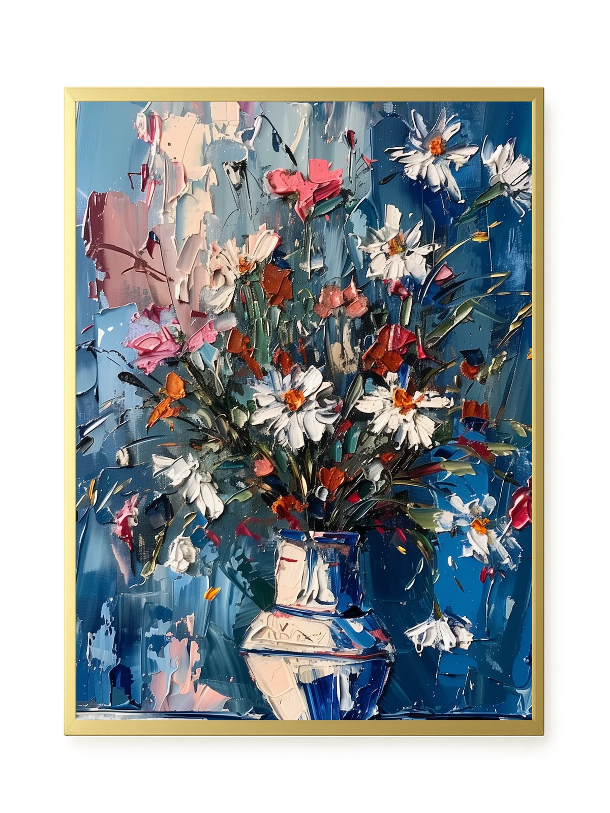 Floral Burst Canvas Wall Art