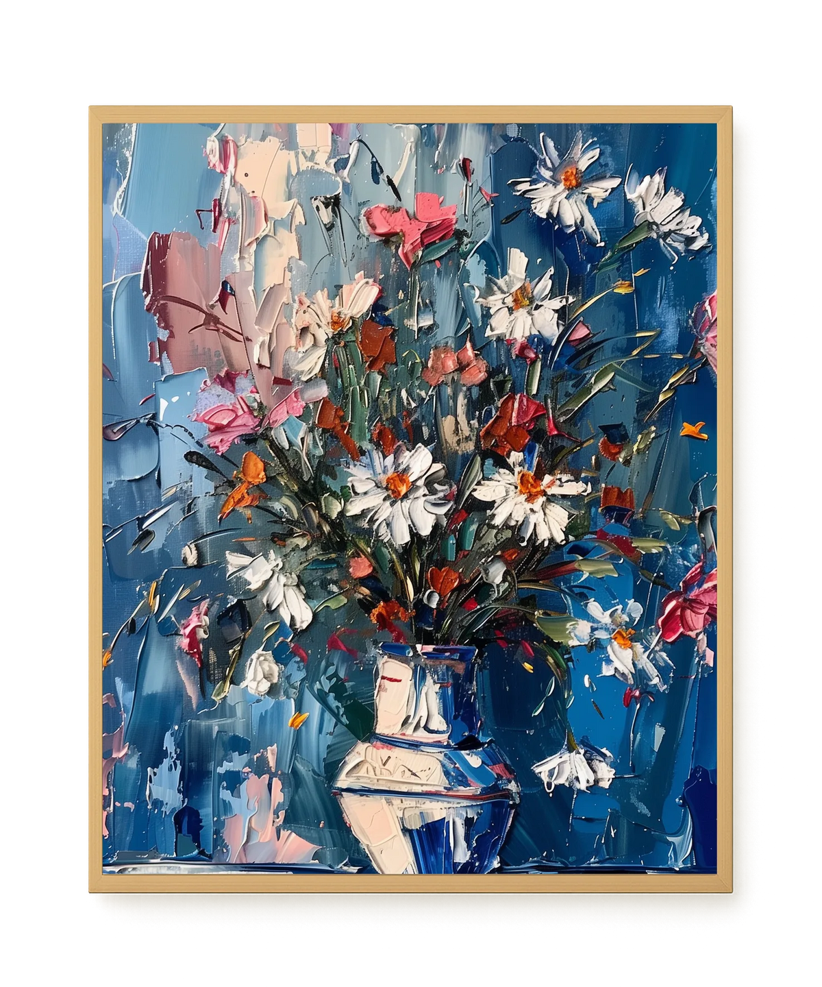 Floral Burst Canvas Wall Art