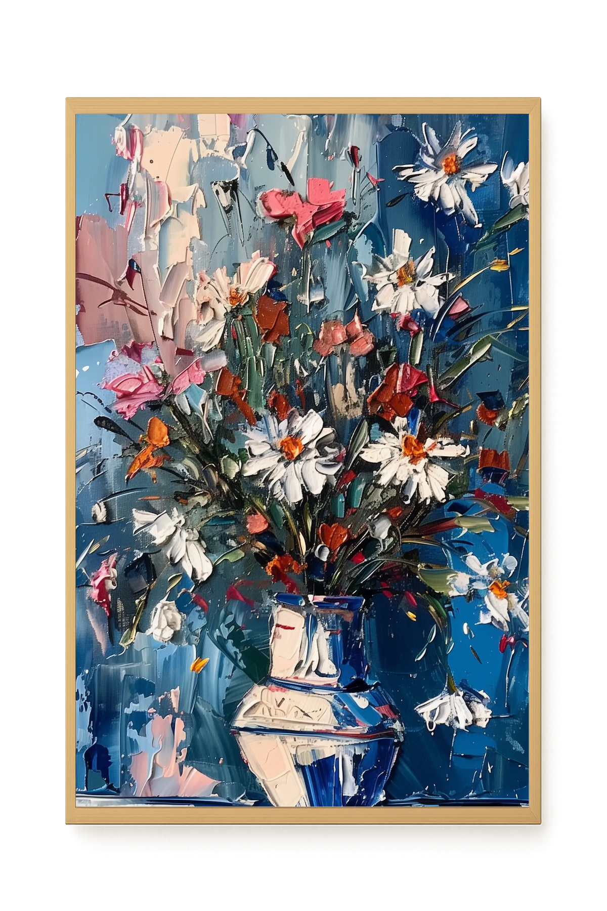 Floral Burst Canvas Wall Art