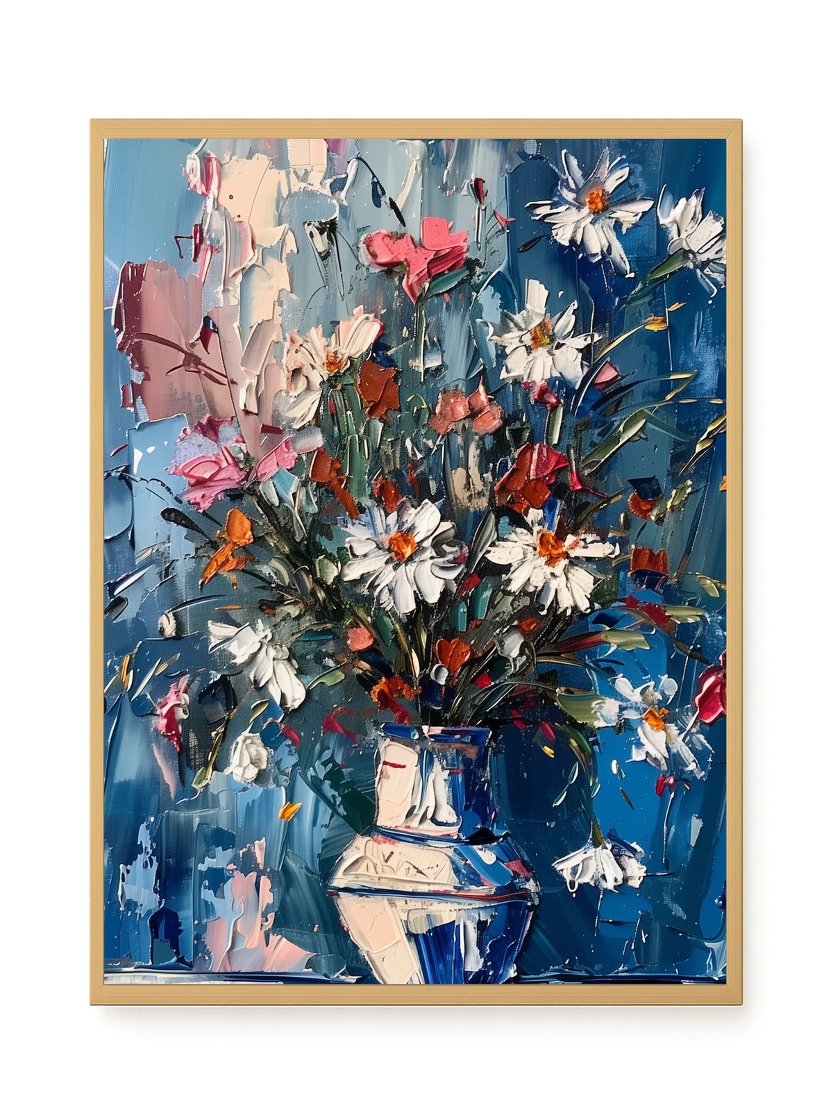 Floral Burst Canvas Wall Art