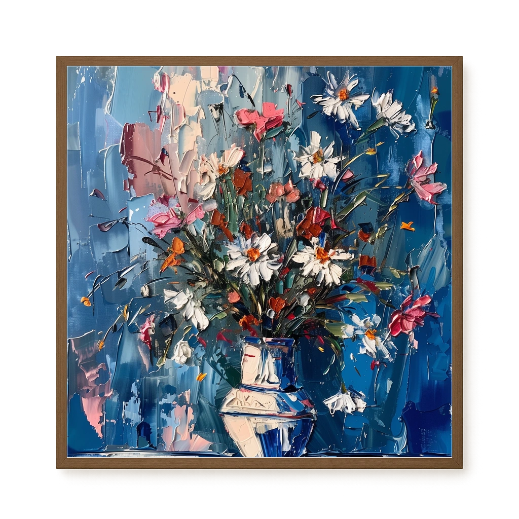 Floral Burst Canvas Wall Art