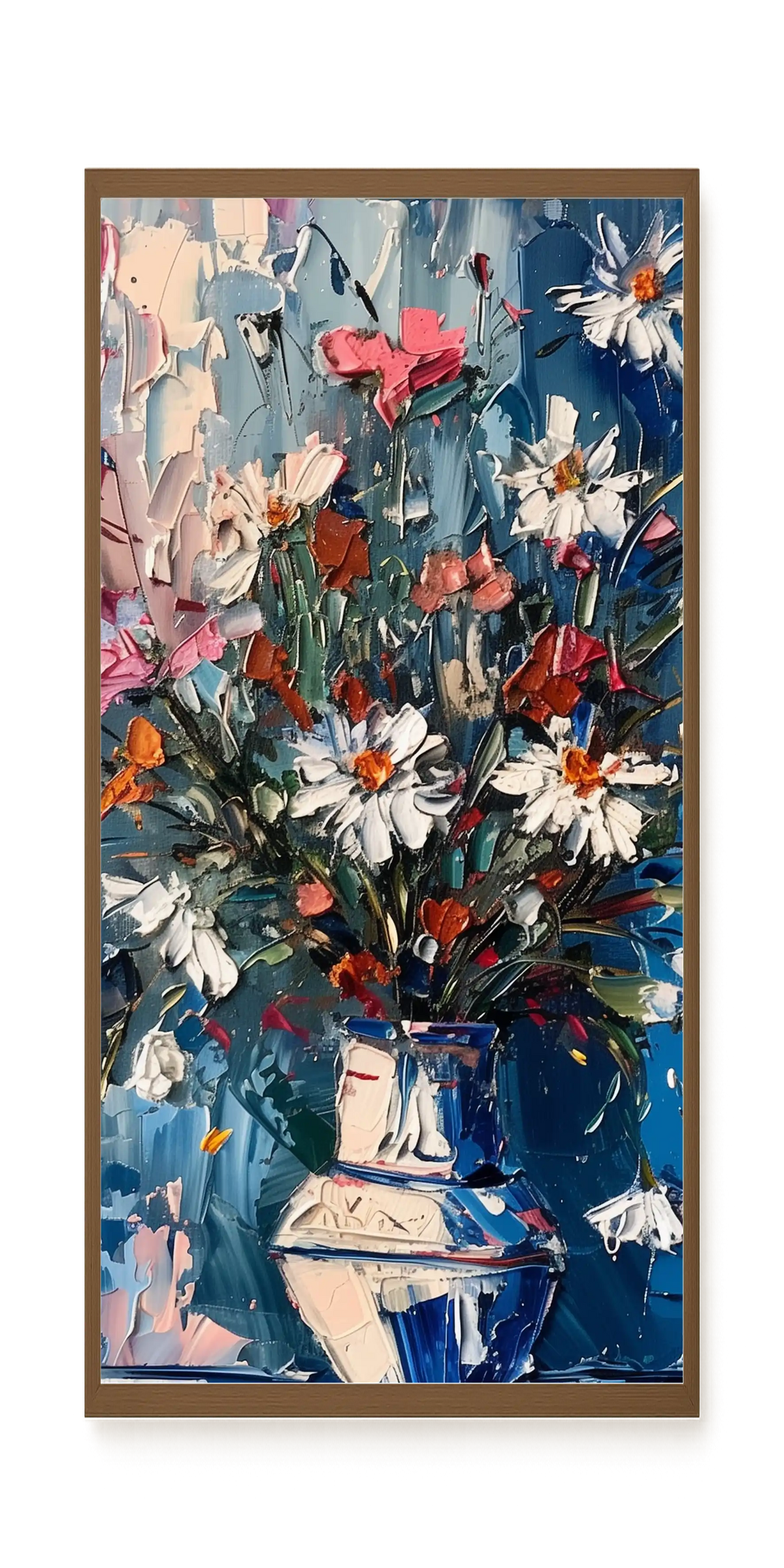 Floral Burst Canvas Wall Art