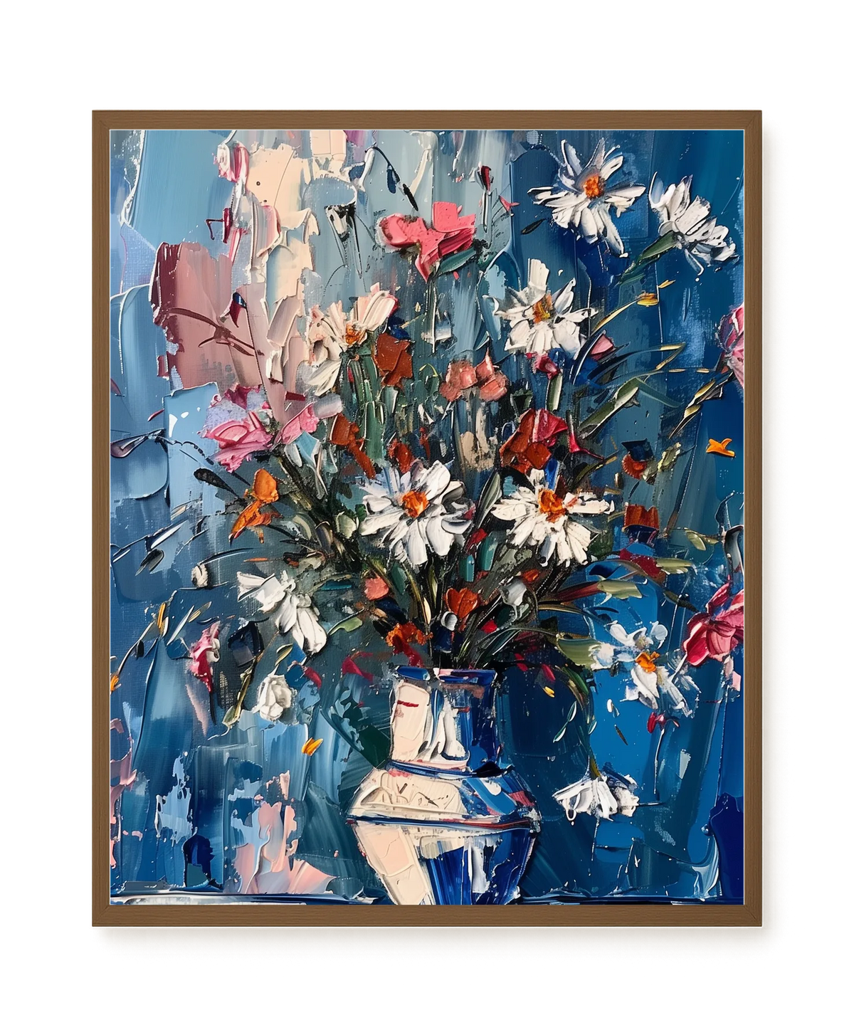 Floral Burst Canvas Wall Art