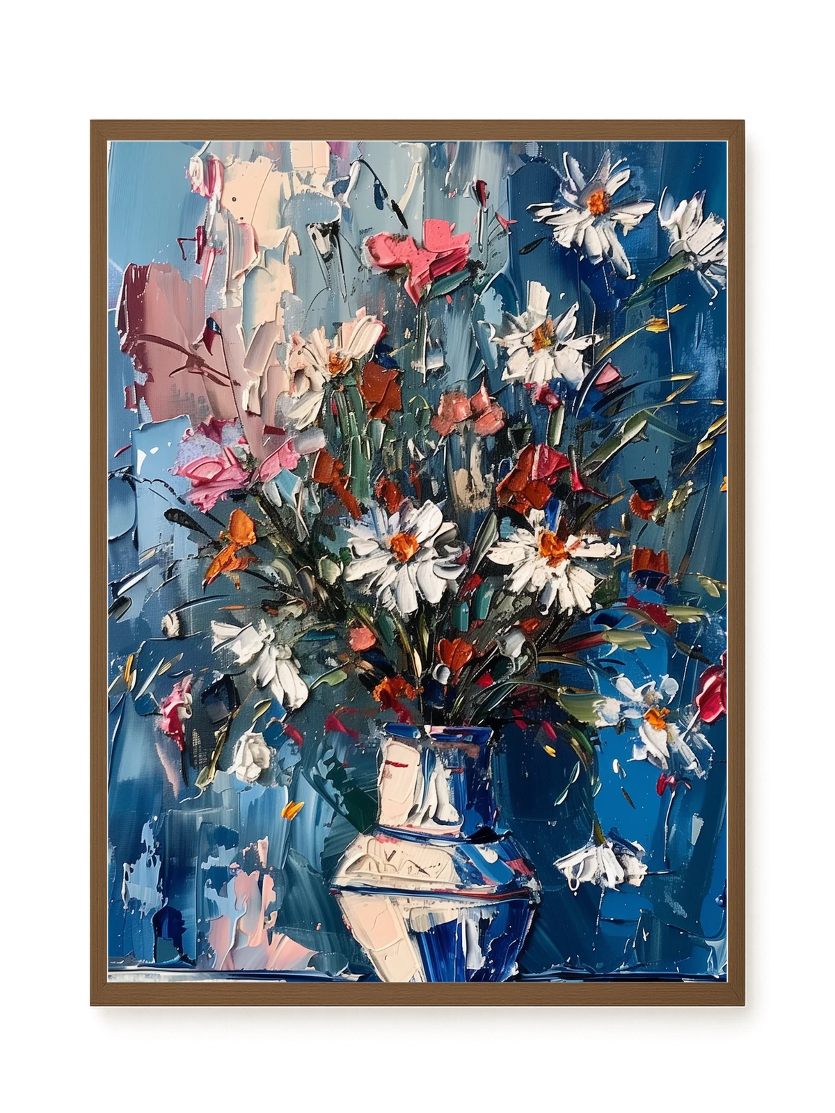 Floral Burst Canvas Wall Art