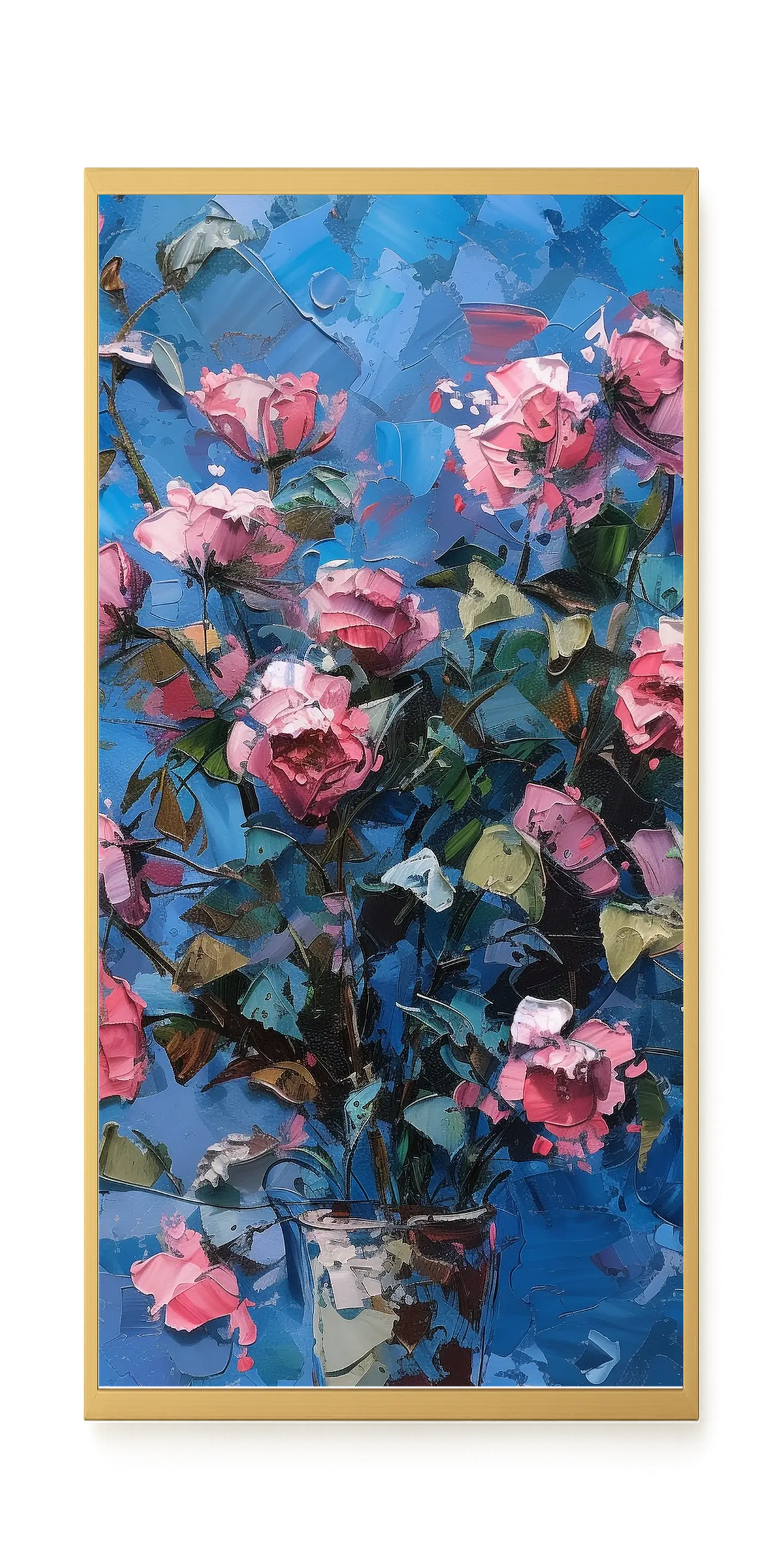 Blue Bloom Canvas Print