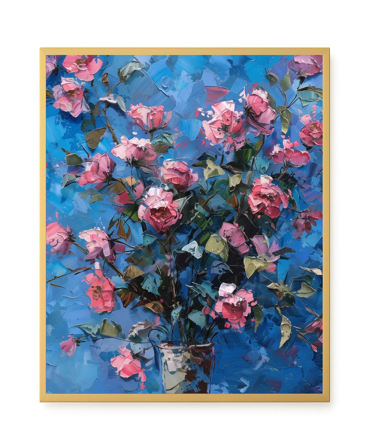 Blue Bloom Canvas Print