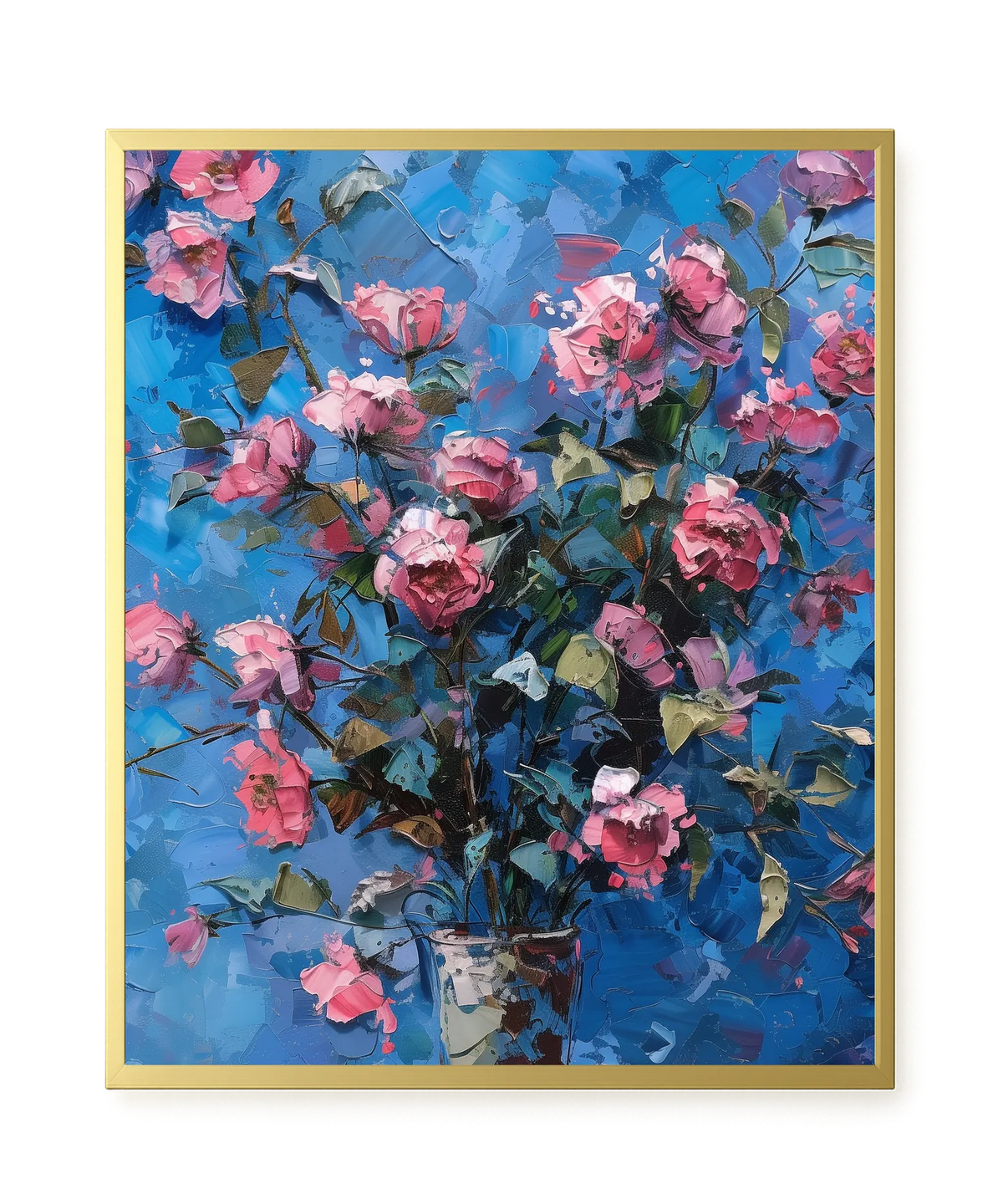 Blue Bloom Canvas Print