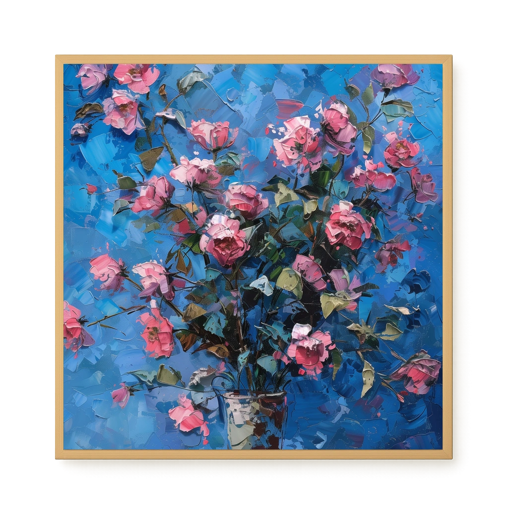 Blue Bloom Canvas Print
