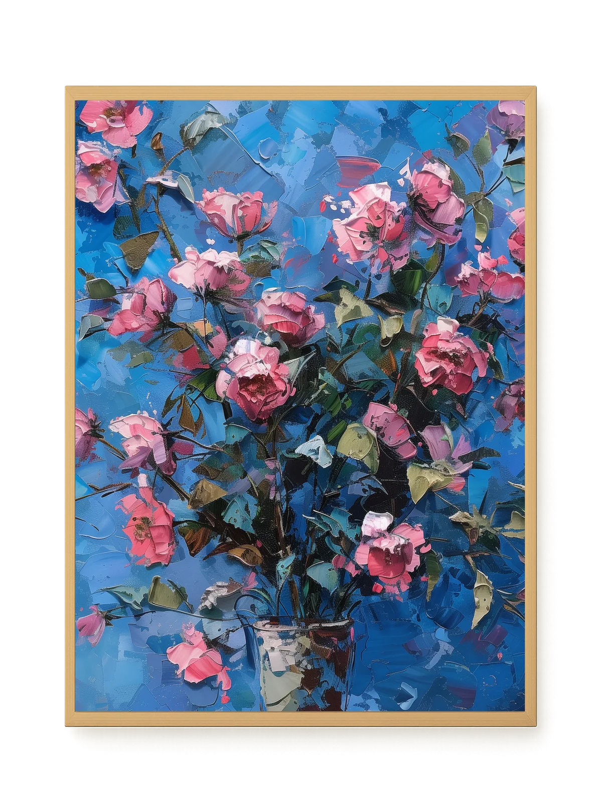 Blue Bloom Canvas Print