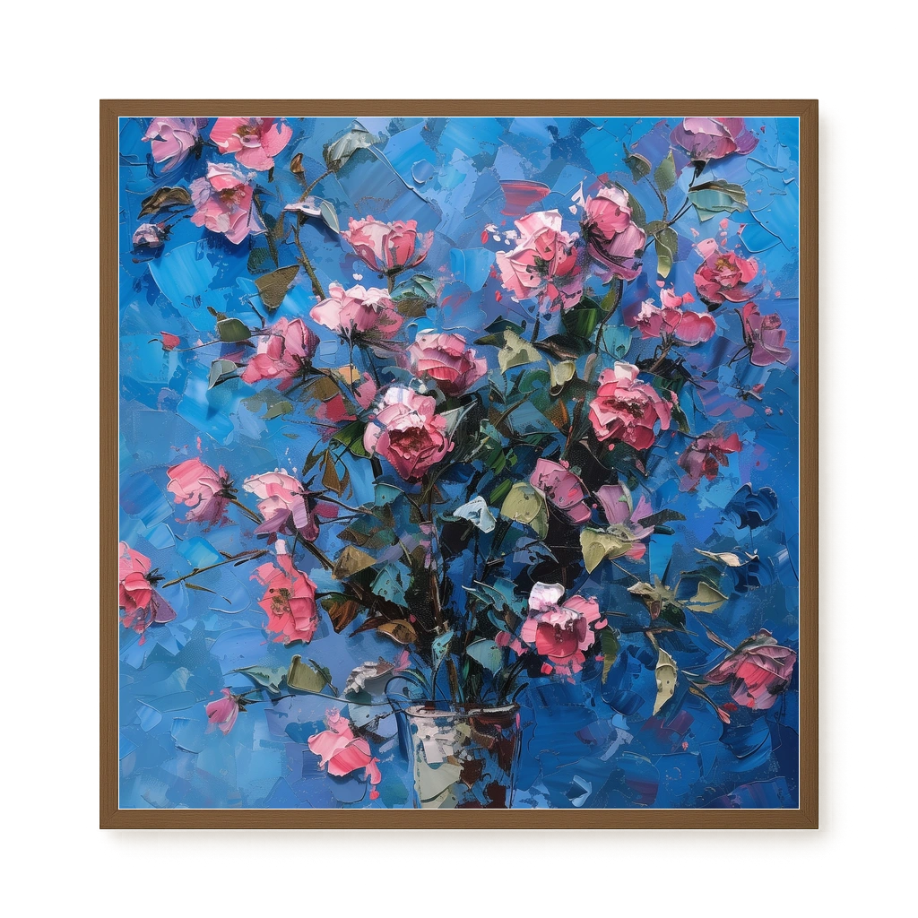 Blue Bloom Canvas Print