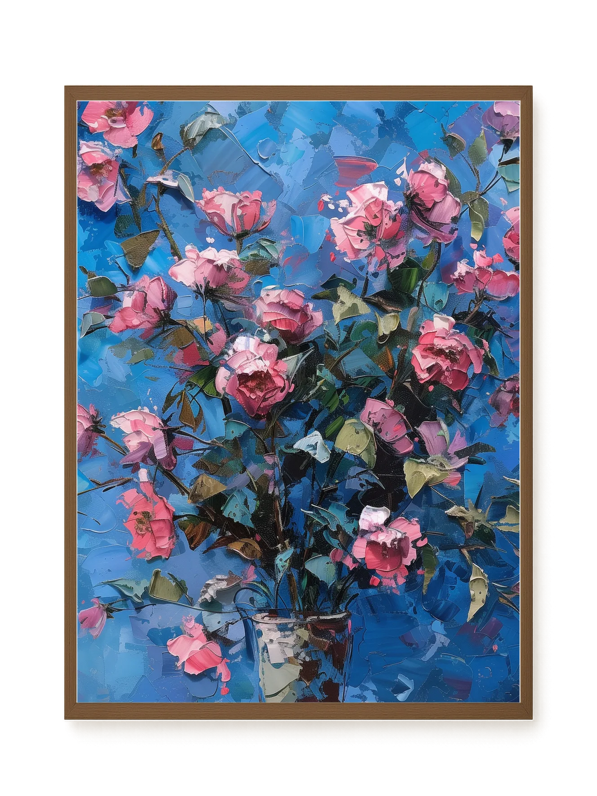 Blue Bloom Canvas Print