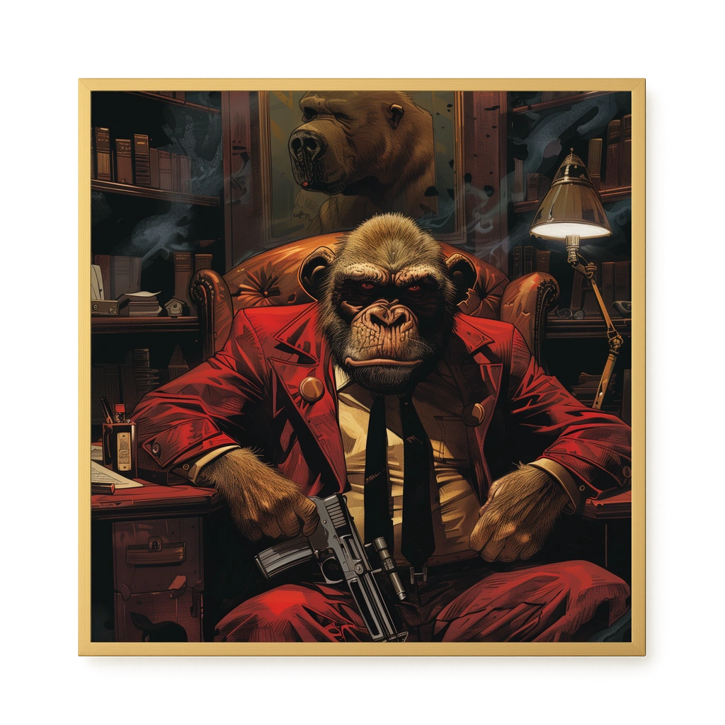 Instinctive Authority Canvas Print