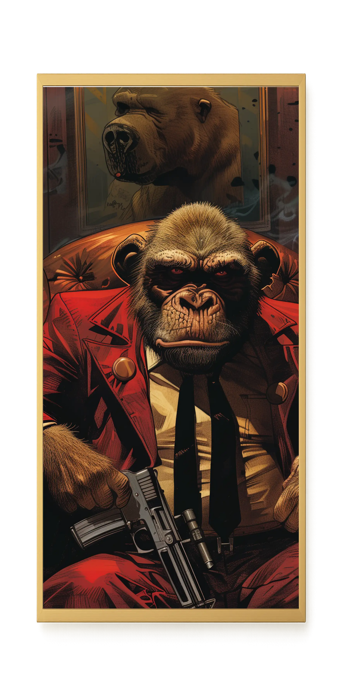 Instinctive Authority Canvas Print