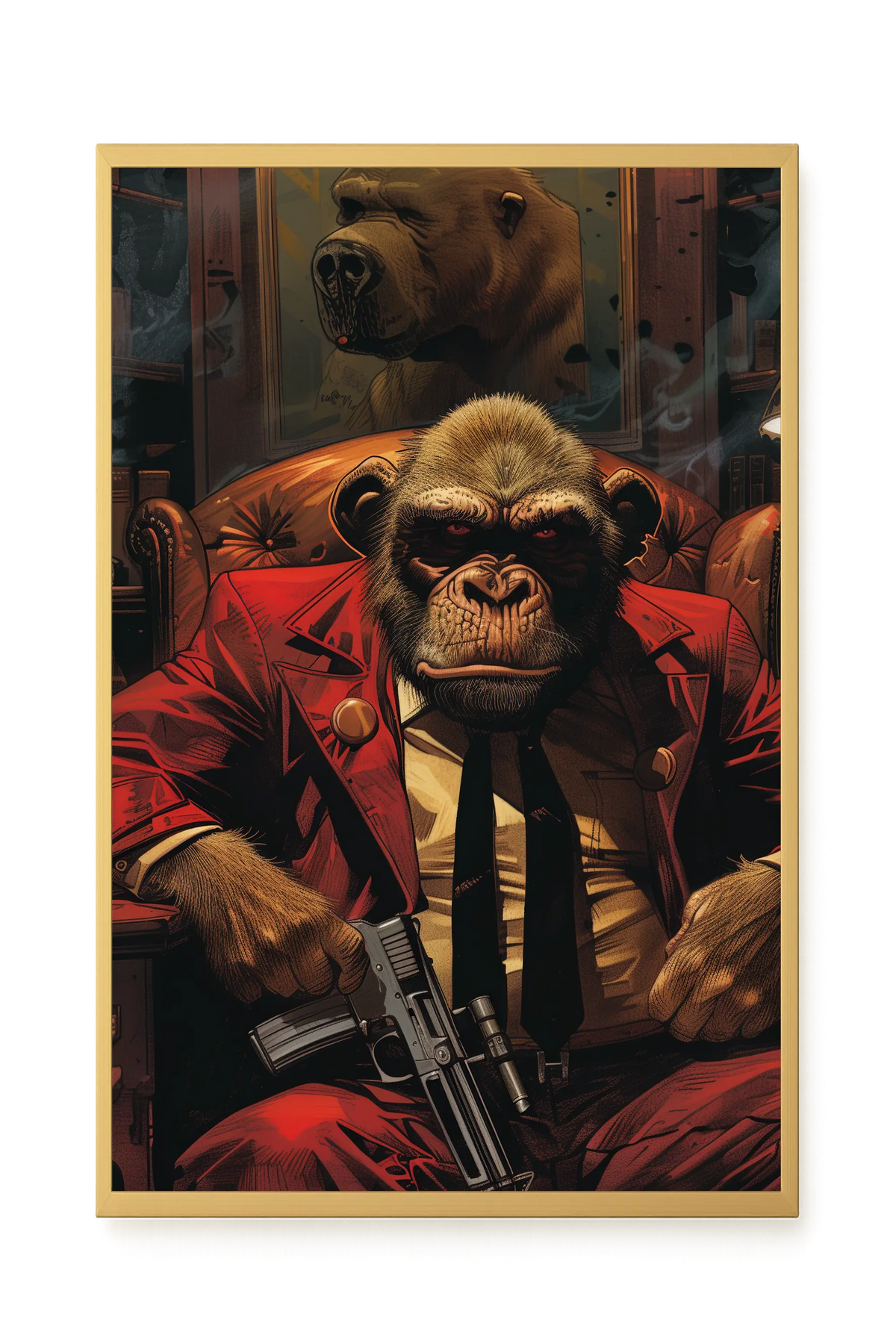 Instinctive Authority Canvas Print