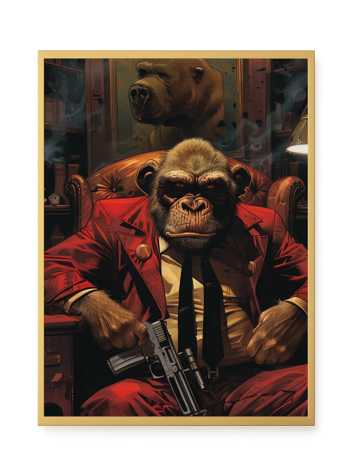 Instinctive Authority Canvas Print