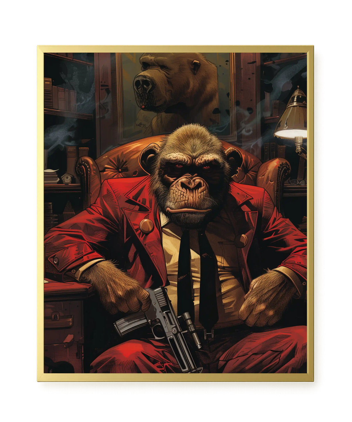 Instinctive Authority Canvas Print