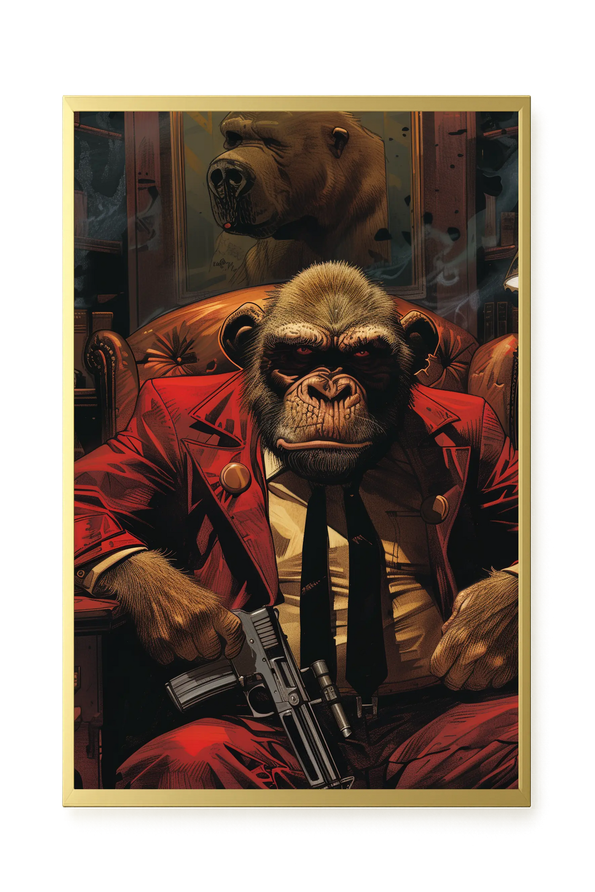 Instinctive Authority Canvas Print