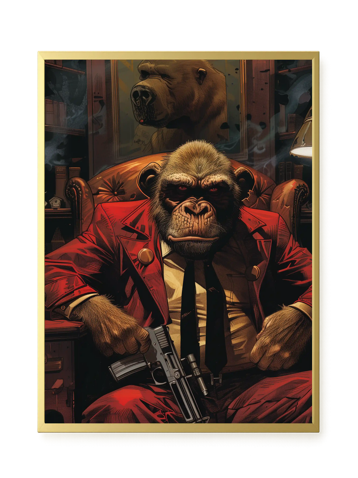 Instinctive Authority Canvas Print