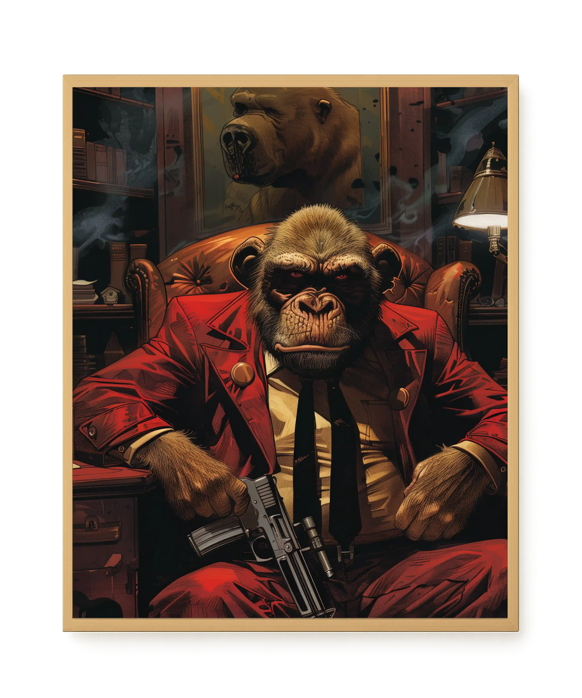 Instinctive Authority Canvas Print
