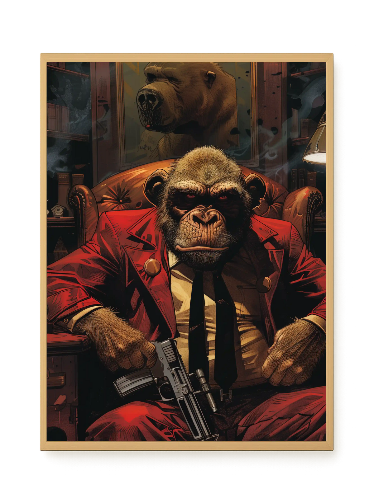 Instinctive Authority Canvas Print