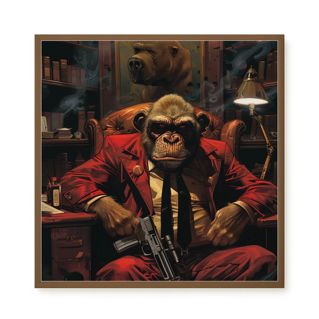 Instinctive Authority Canvas Print