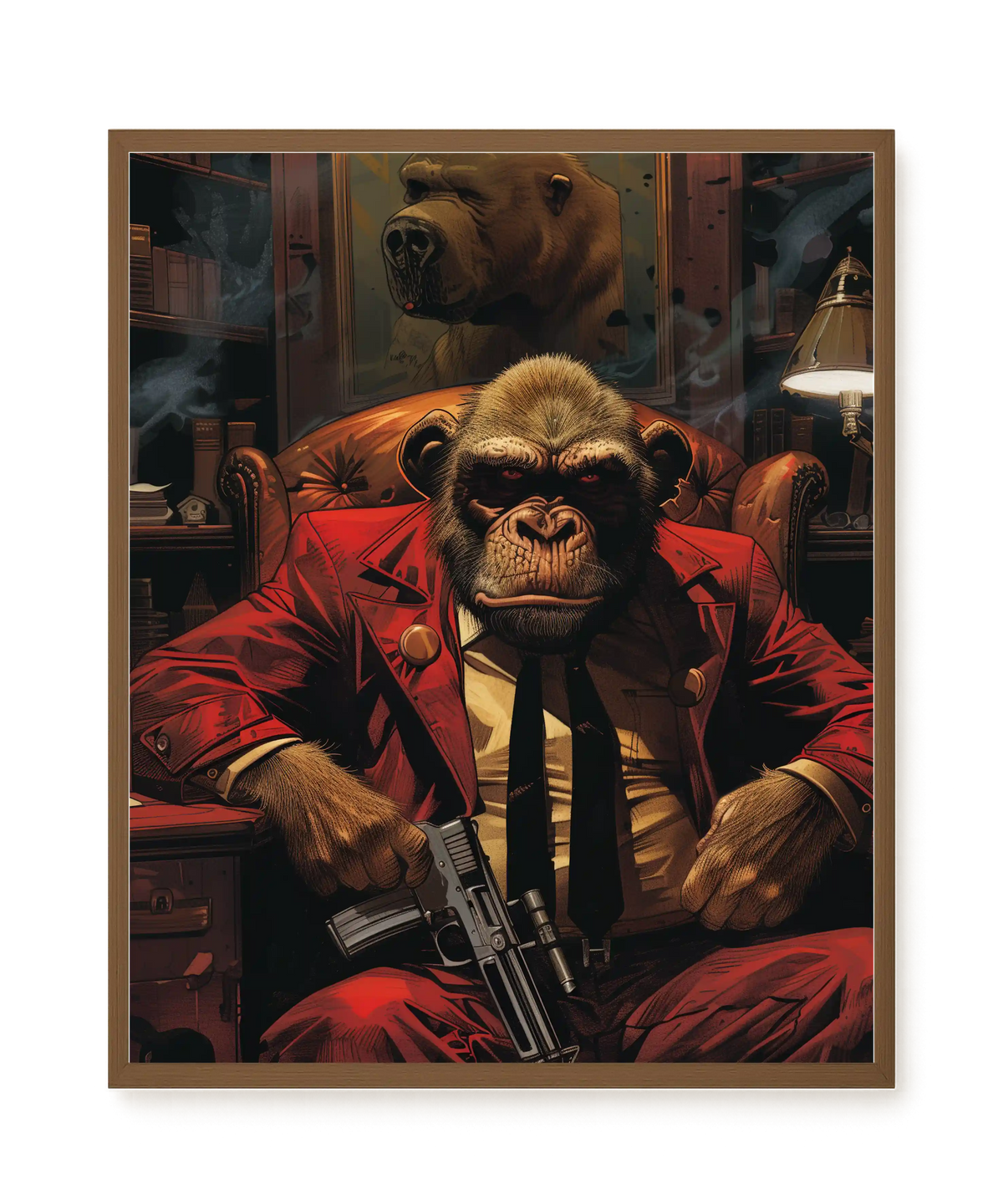 Instinctive Authority Canvas Print