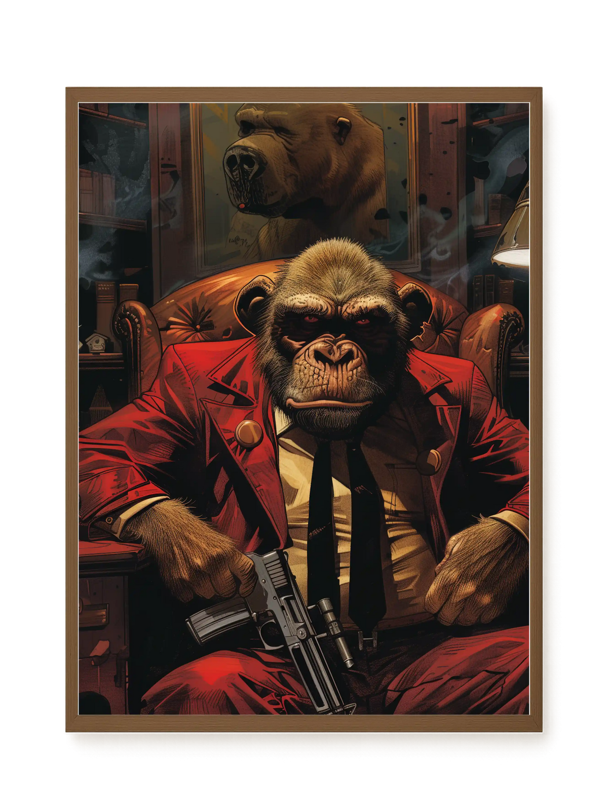 Instinctive Authority Canvas Print