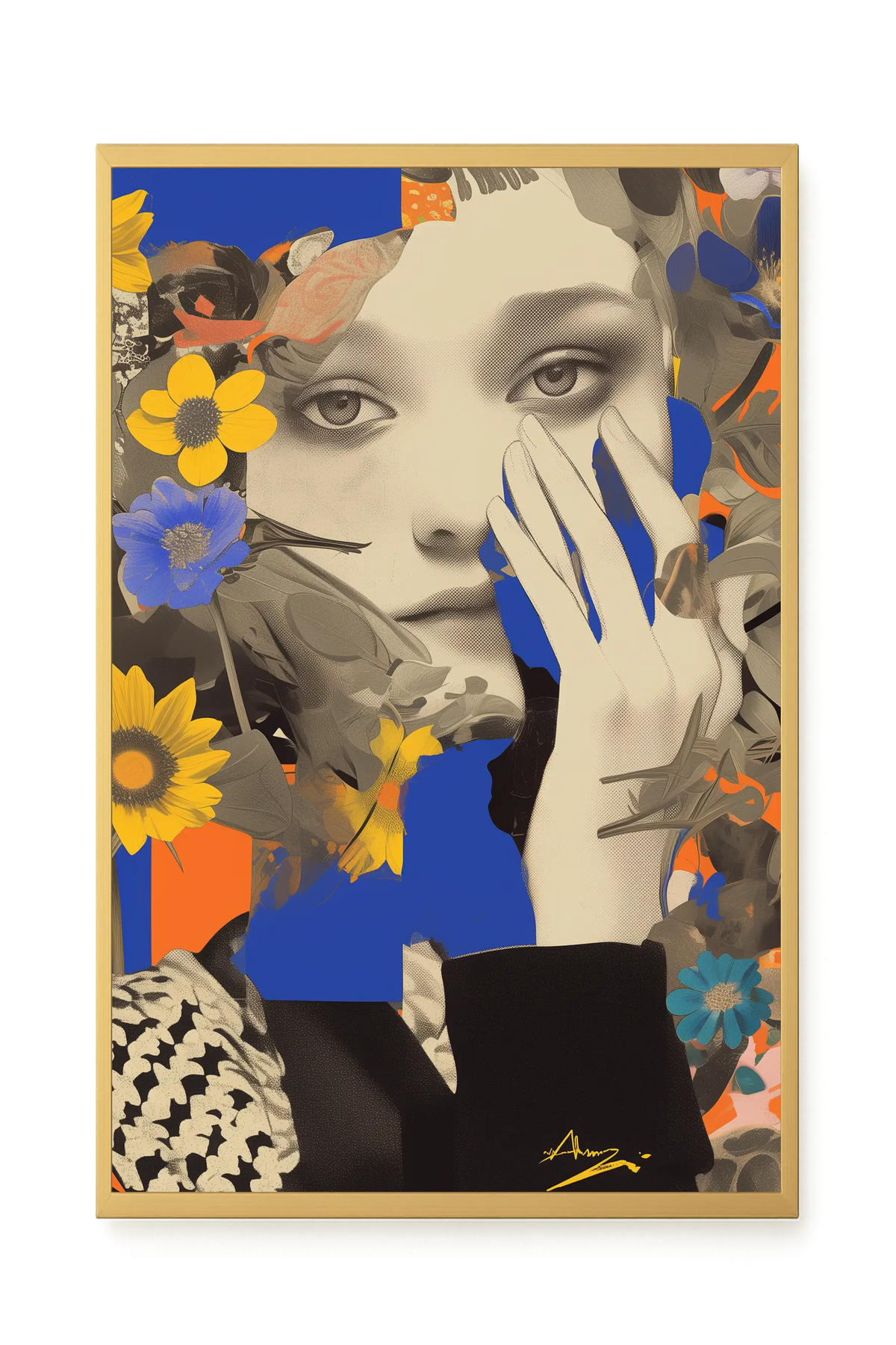 Transformed Visage Canvas Wall Art