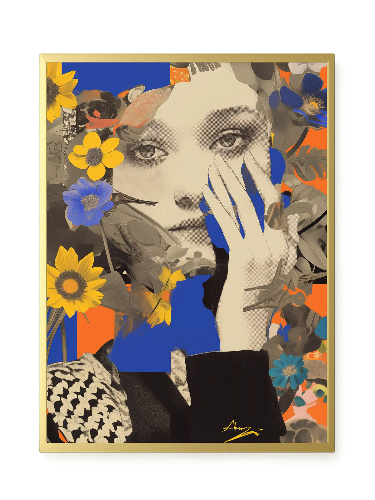 Transformed Visage Canvas Wall Art