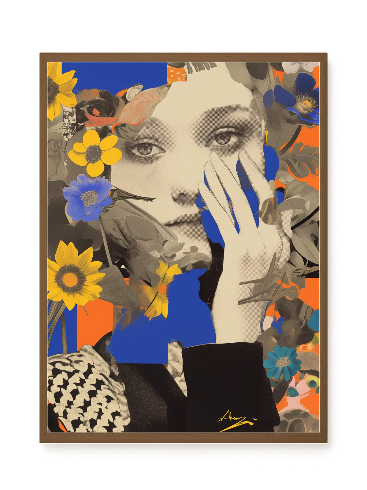 Transformed Visage Canvas Wall Art