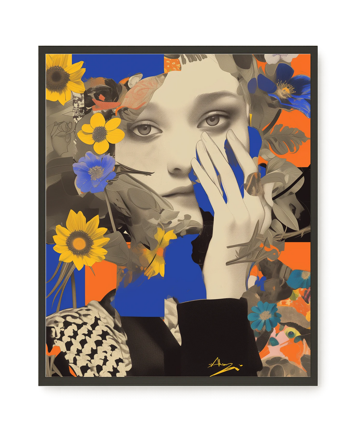 Transformed Visage Canvas Wall Art