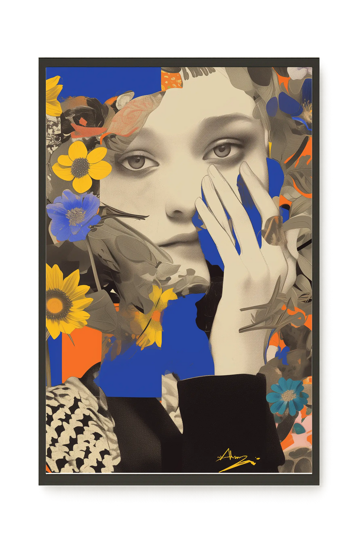 Transformed Visage Canvas Wall Art