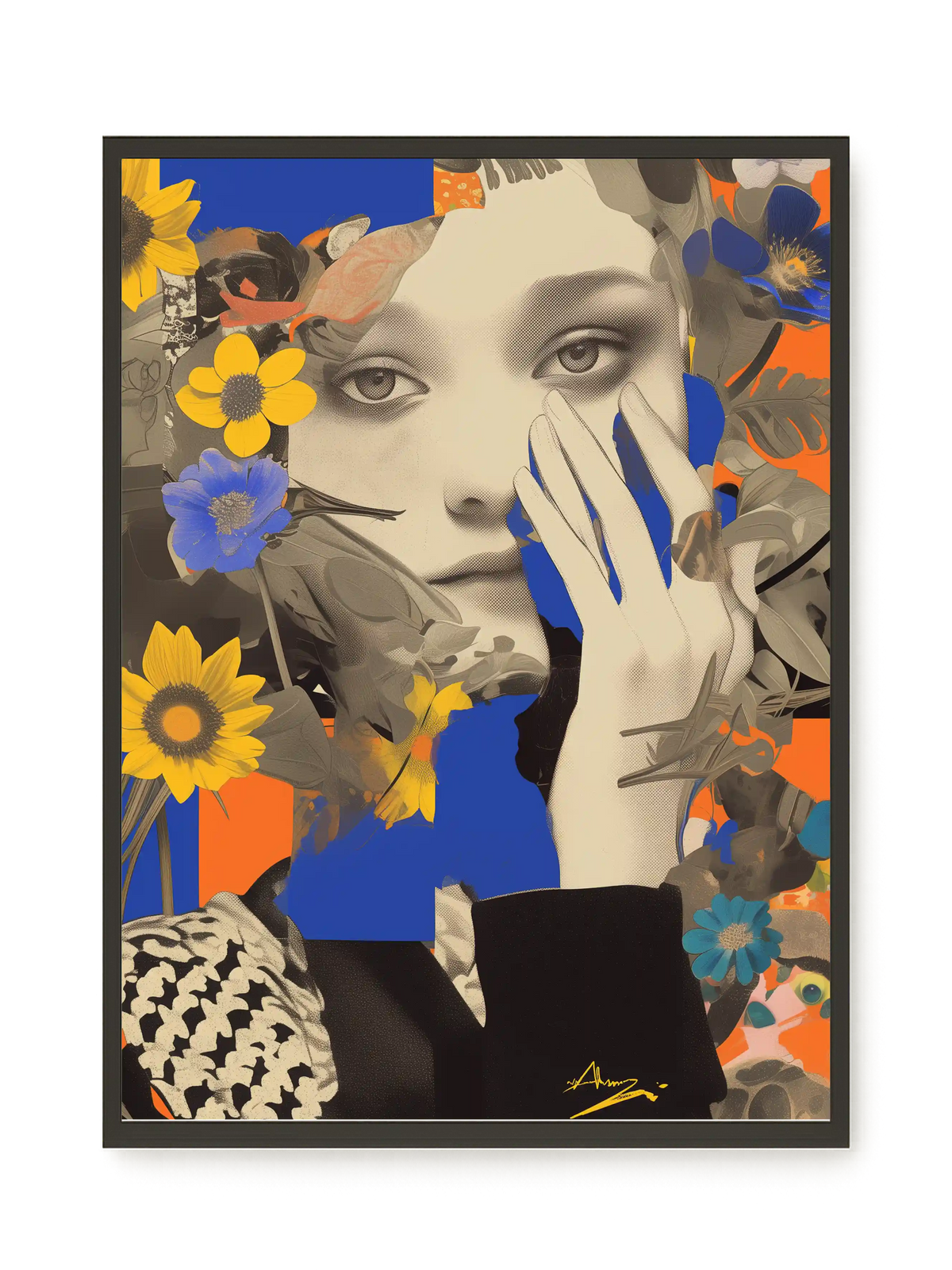 Transformed Visage Canvas Wall Art