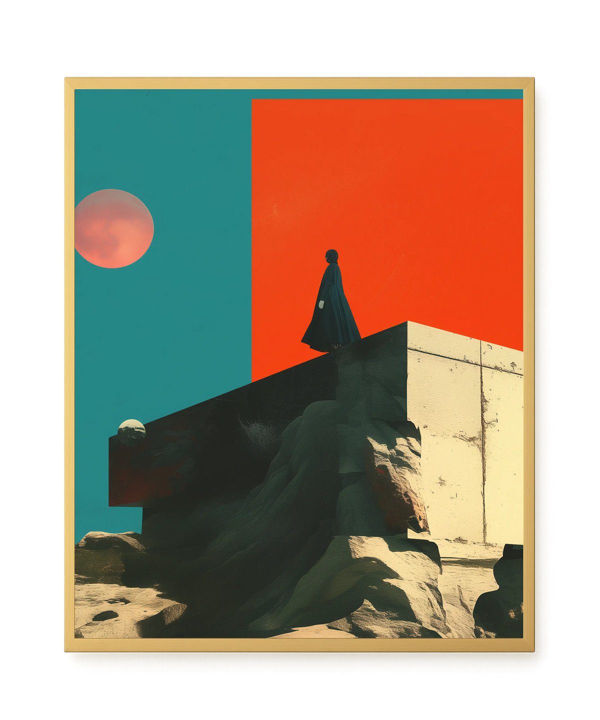 Cosmic Solitude Canvas Print