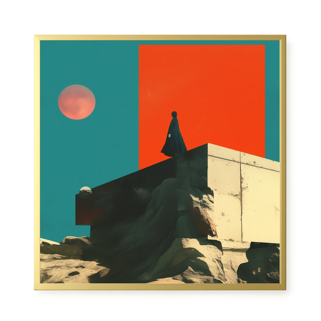 Cosmic Solitude Canvas Print