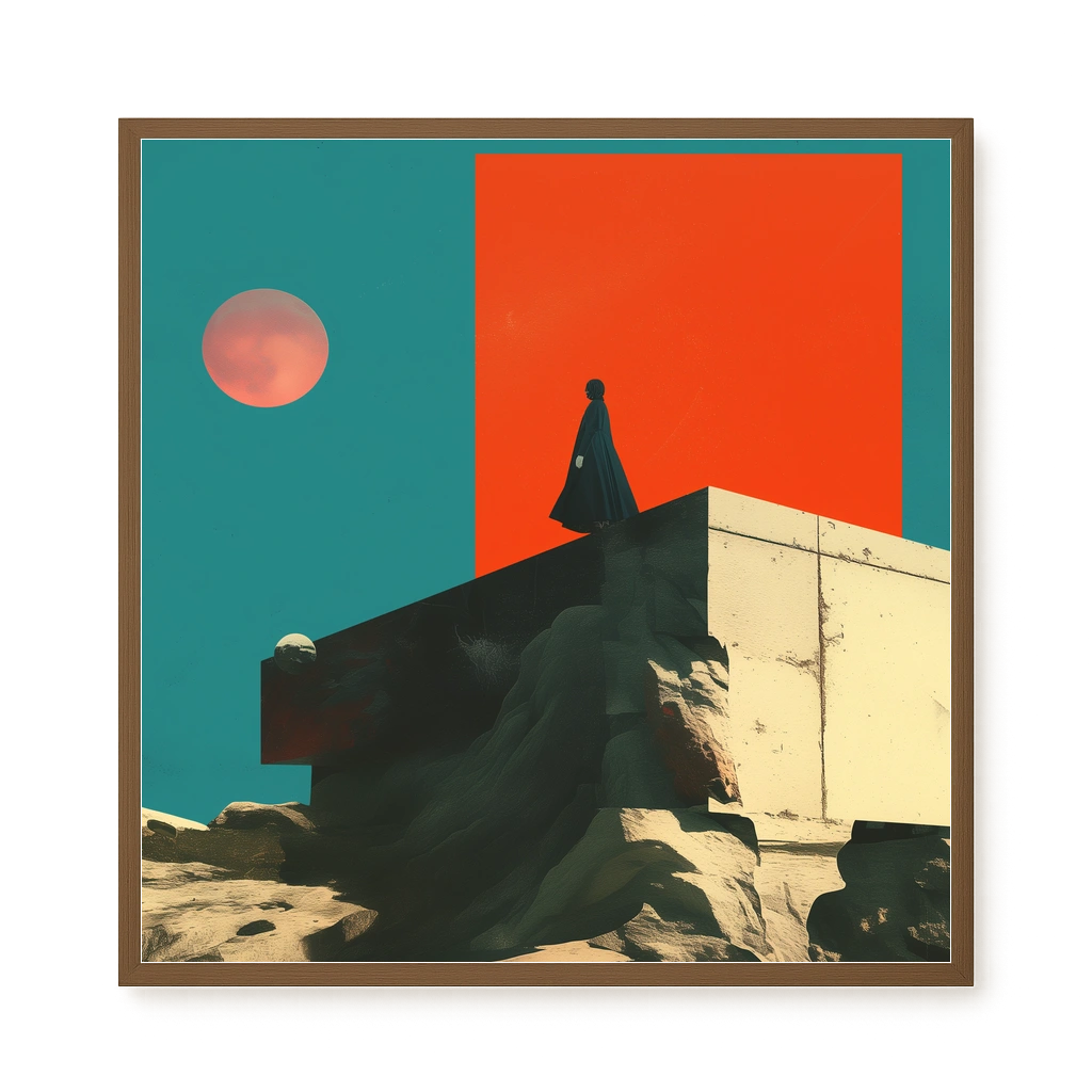 Cosmic Solitude Canvas Print