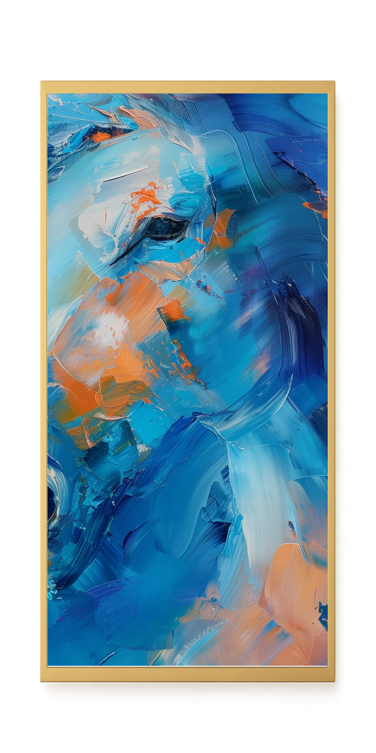 Blue Momentum Canvas Wall Art
