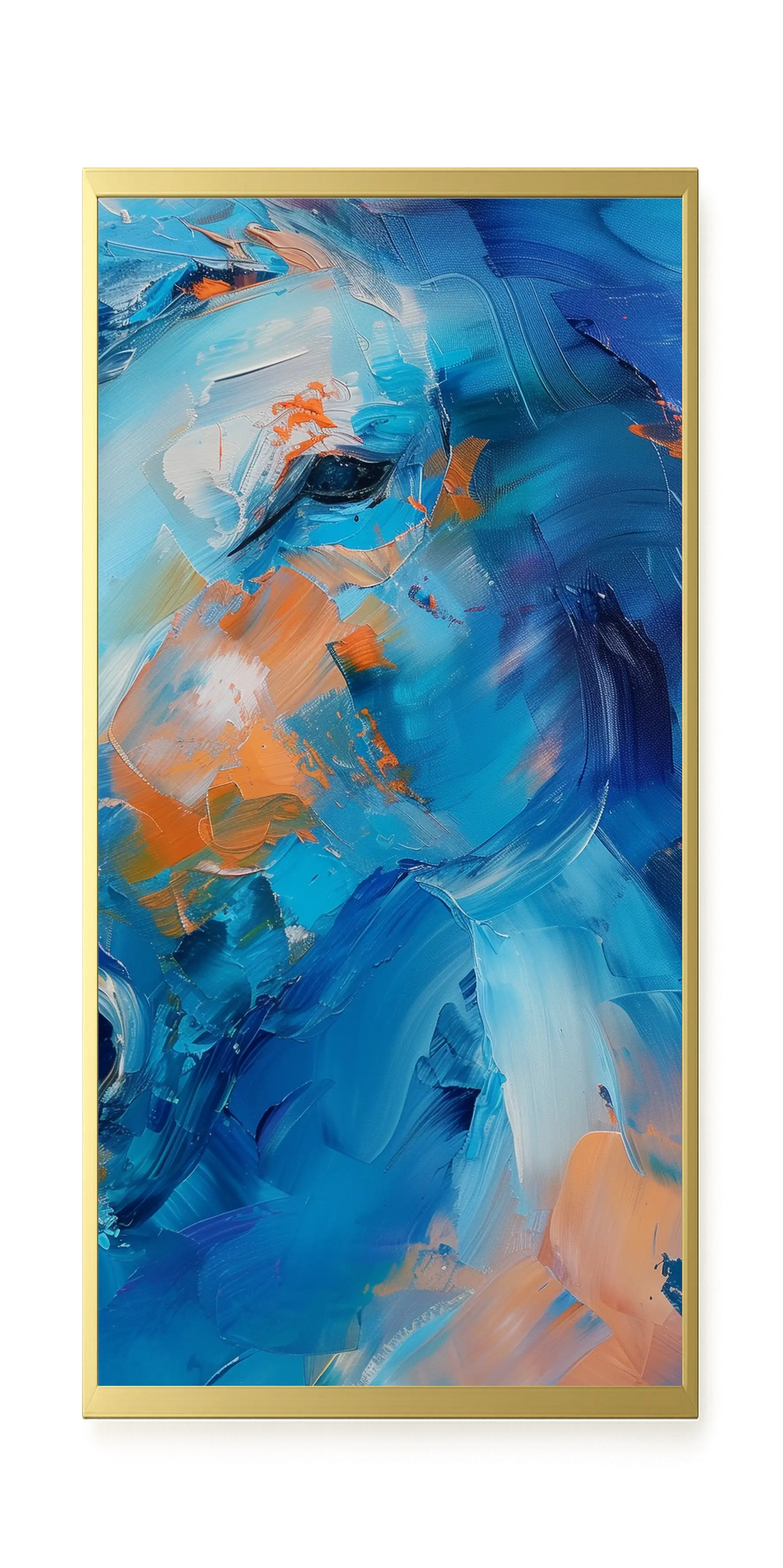 Blue Momentum Canvas Wall Art