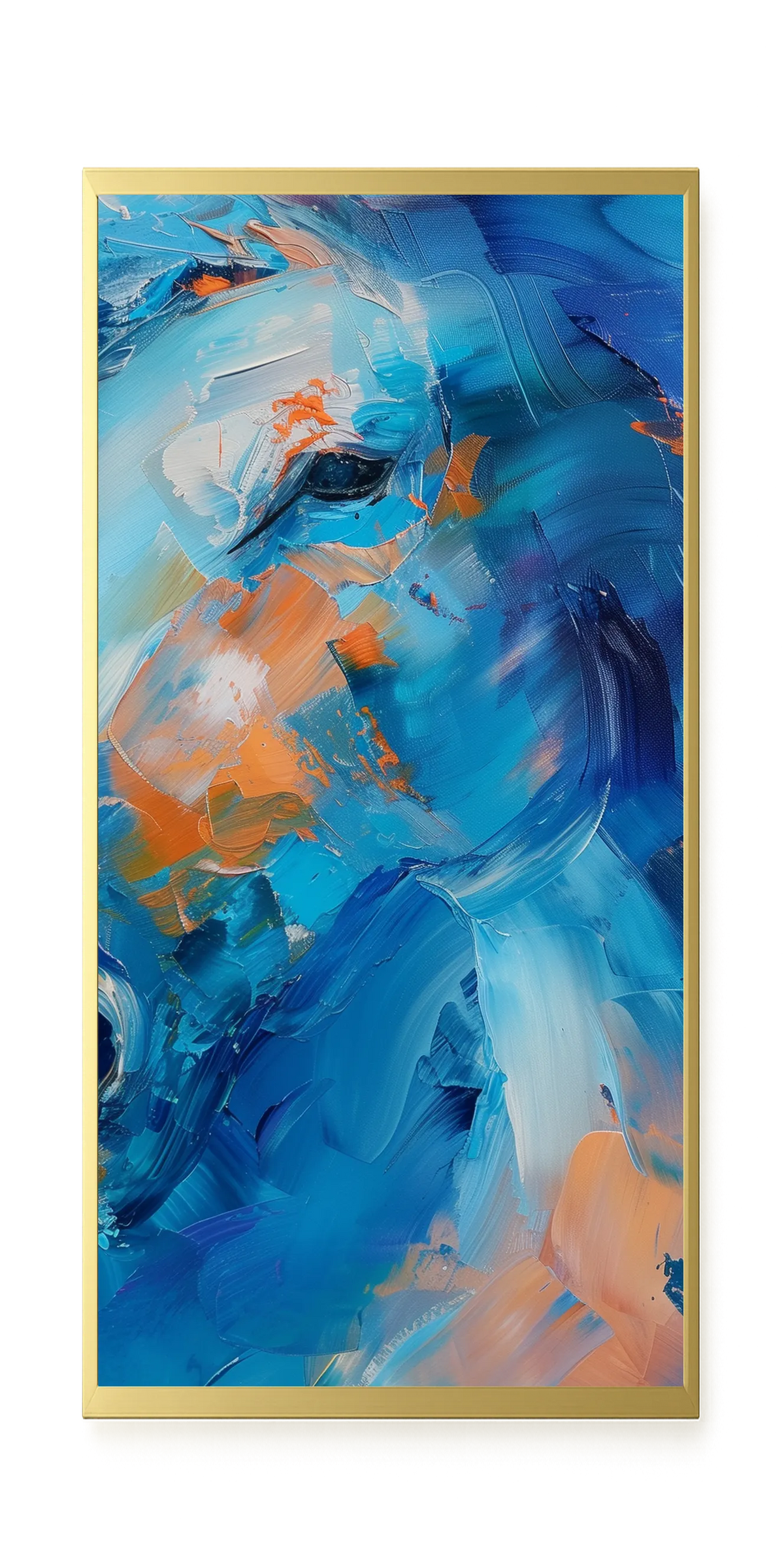 Blue Momentum Canvas Wall Art