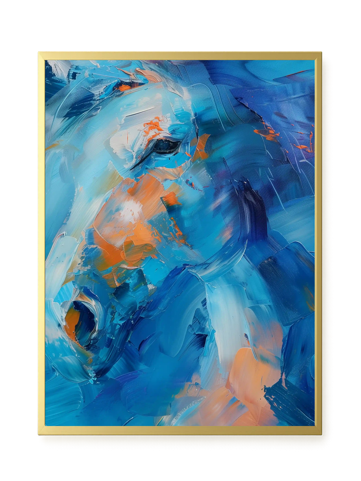 Blue Momentum Canvas Wall Art